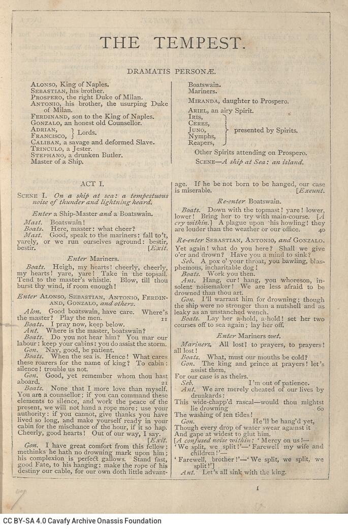 18 x 12 cm; 2 s.p. + VIII p. + 1075 p. + 7 s.p., l. 1 handwritten note in Gothic writing in black ink on verso, p. [I] half-t